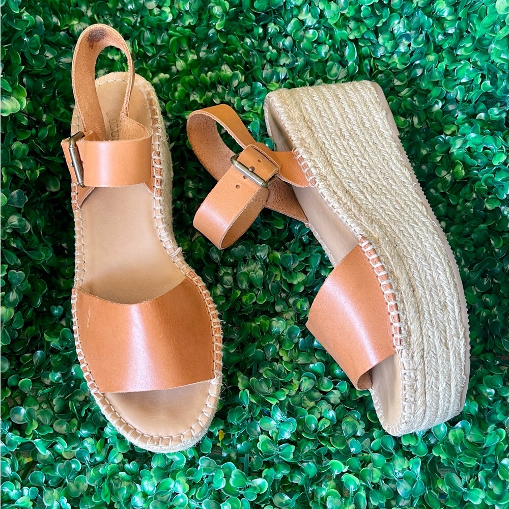 Soludos Minorca Platform Espadrille Sandals Size 10